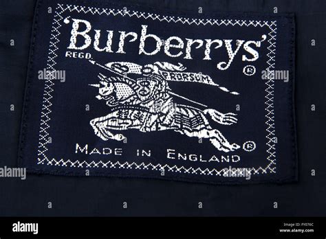 genuine burberry label.